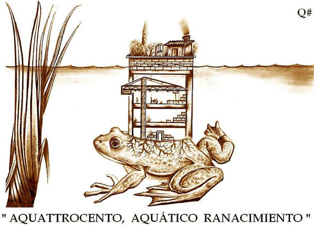 "AQUATTROCENTO, AQUÁTICO RANACIMIENTO" Graphite