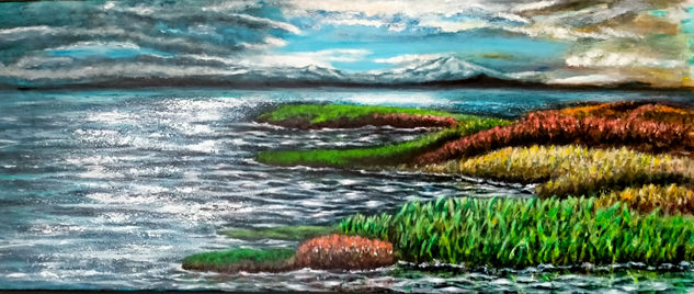 Marismas Acrylic Canvas Landscaping