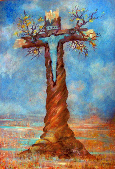 La pintura del mexico profundo Oil Card Landscaping