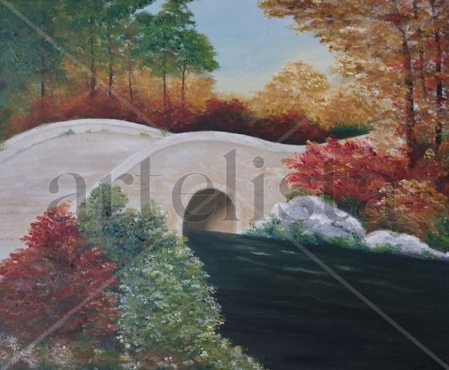 Otoño Oil Canvas Landscaping