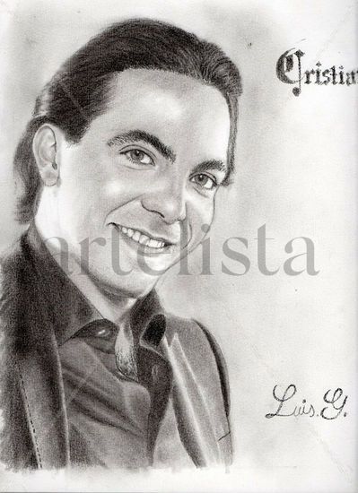 RETRATO DE CRISTIAN CASTRO Portrait Alternative techniques