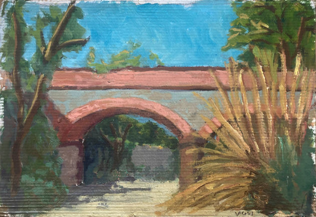 Pont de Can Ubach Oil Card Landscaping