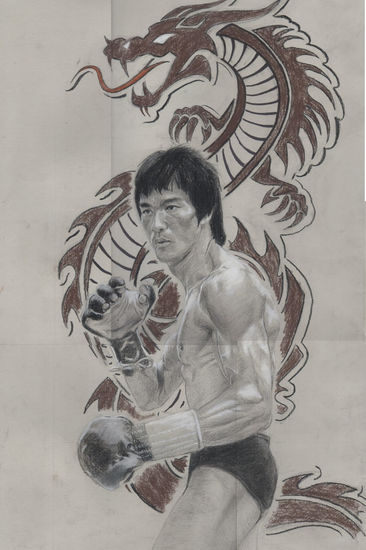 BRUCE LEE Carboncillo