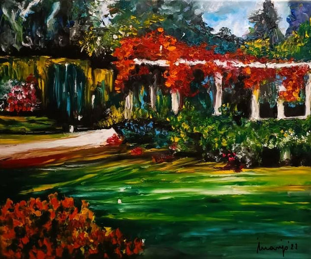 PARQUE DE MARÍA LUISA DE SEVILLA Oil Canvas Landscaping