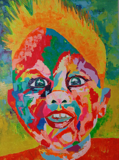 Sabina Acrylic Canvas Portrait