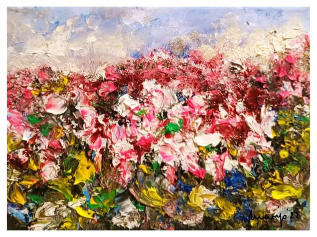 "CAMPO DE CYCLAMEN" (VIOLETAS DE PERSIA)