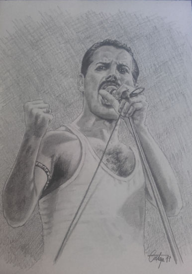 Freddie Mercury Lápiz