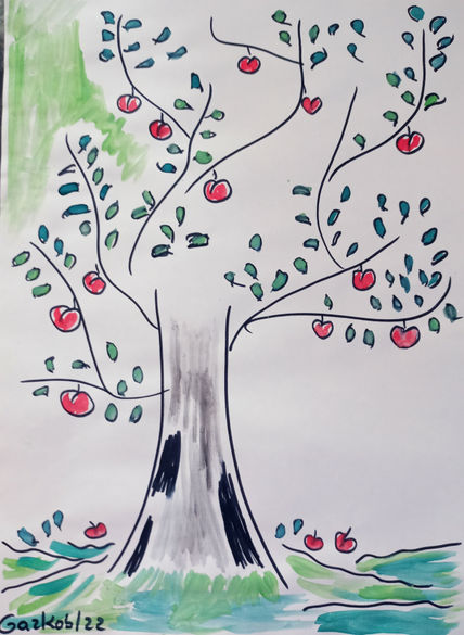 The apple tree