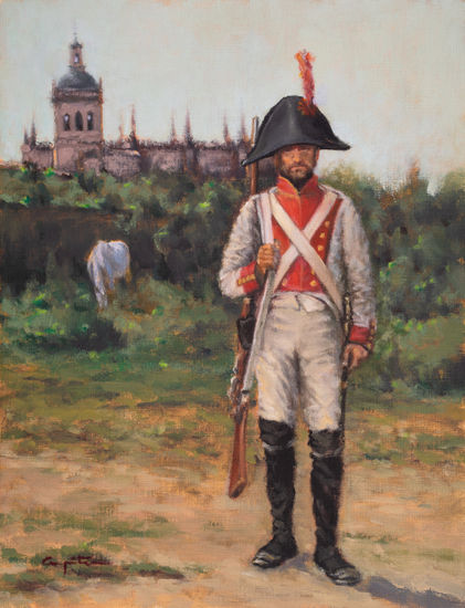 FUSILERO DEL EJÉRCITO DE EXTREMADURA 1809 Oil Paper Others