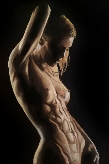 DESNUDO Acrylic Panel Nude Paintings