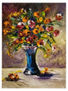 "JARRA CON FLORECILLAS CAMPESTRES "