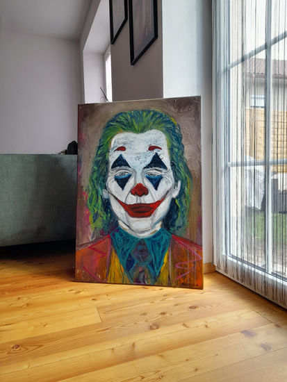 The Joker Oil Canvas Portrait