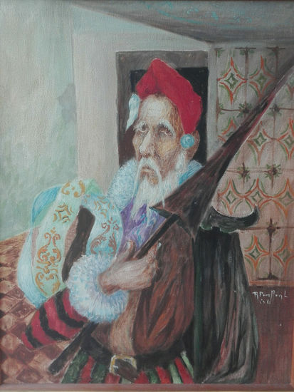 Quijote de Peraffan  autoretrato Oil Canvas Portrait