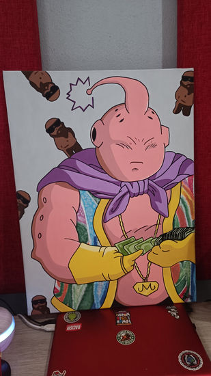 Majin Boo + Notorious Big Acrílico Lienzo Otros