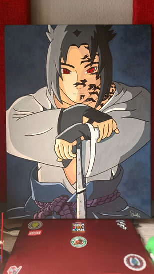 Sasuke Uchiha Acrylic Canvas Others