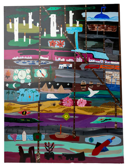El frágil puente de la vida Acrylic Canvas Others