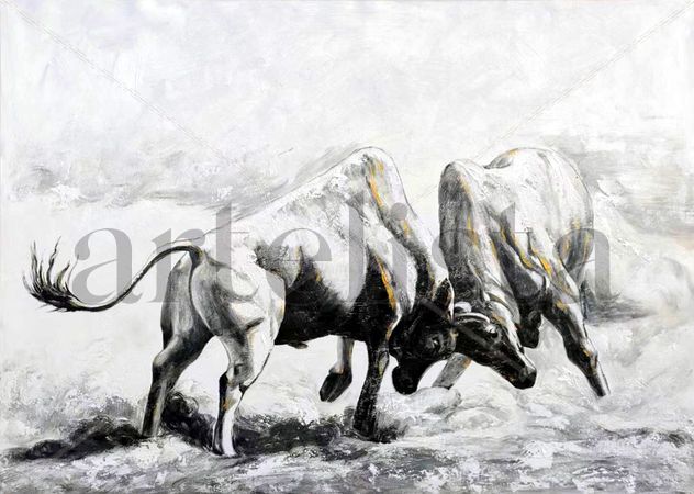 Fight between the Bulls e019