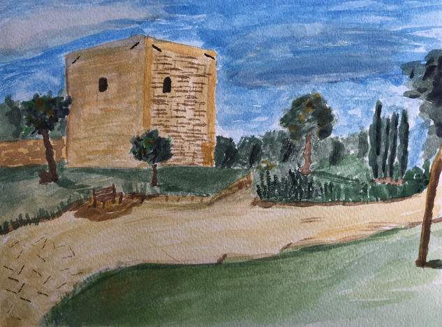 Torre d'en Dolça Watercolour Paper Landscaping