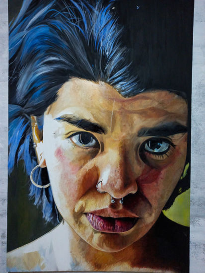 Abigail Oil Canvas Portrait