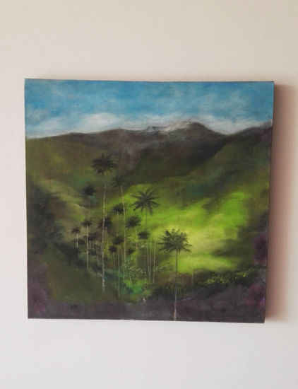 Vista del Cocora Acrylic Canvas Landscaping