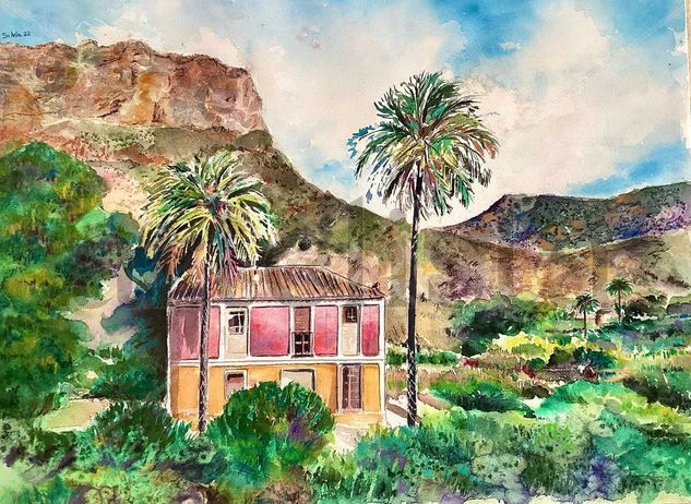 Valle de Ricote Watercolour Paper Landscaping