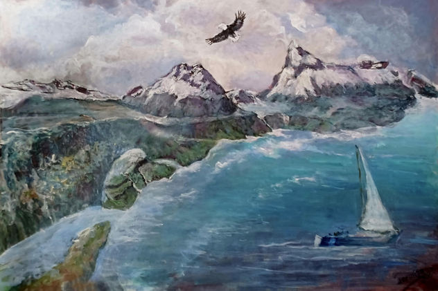 paisaje y lago