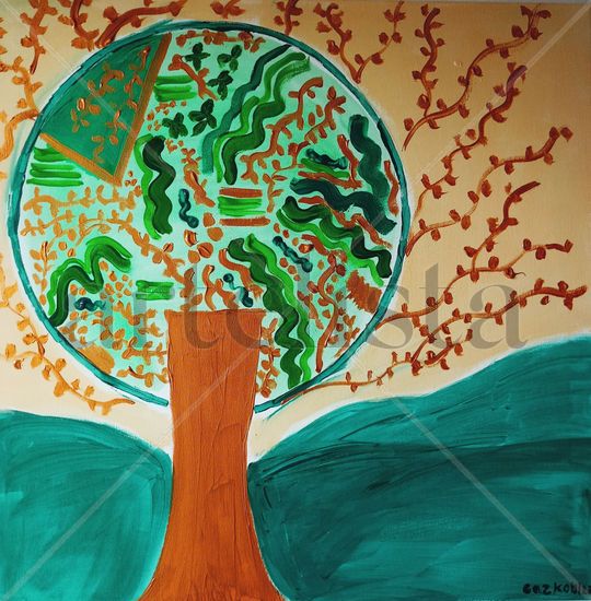 The sacred tree Acrylic Canvas Others