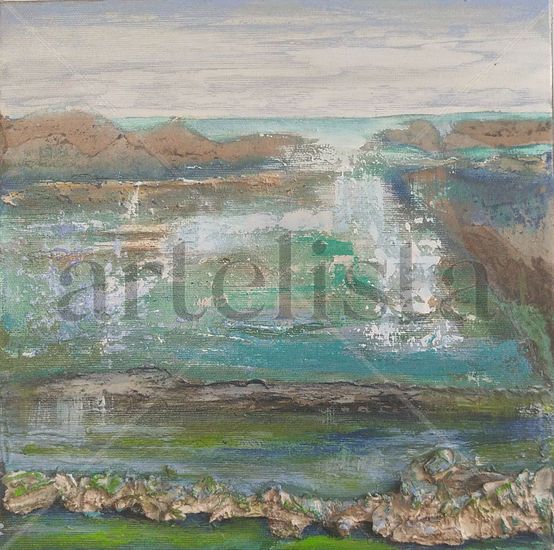 Serie Nature Mixed media Canvas Landscaping