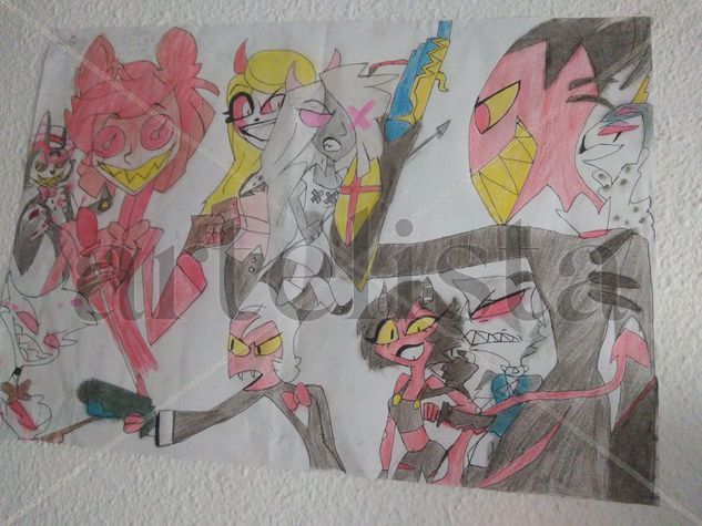 Hazbin hotel y helluva boss Pencil