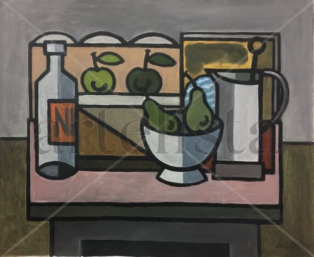 Elementos de cocina Acrylic Panel Still Life Paintings