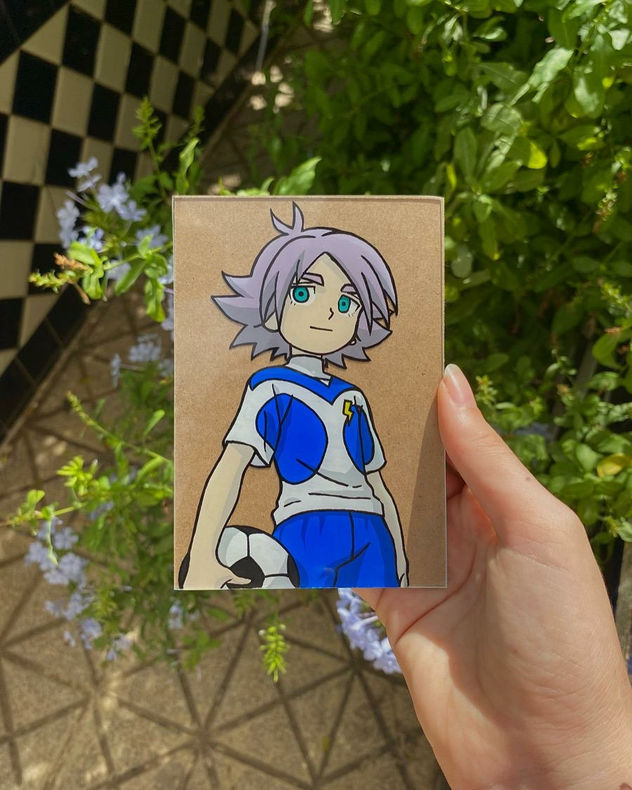 glass painting 9x13 shawn frost, inazuma eleven
