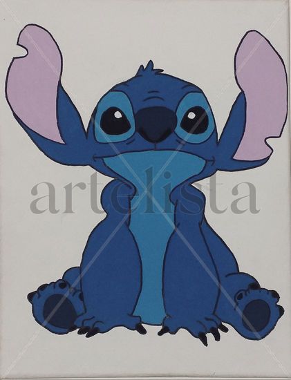 Stitch Acrylic Canvas Animals