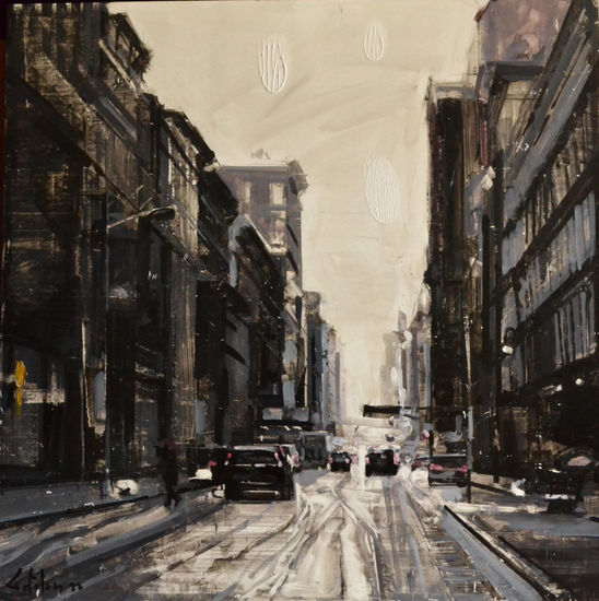 Nieve en Nueva York Oil Panel Landscaping