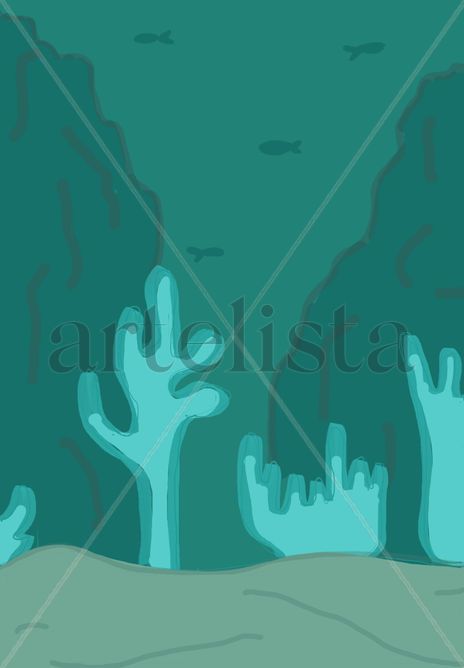 Deep sea blue