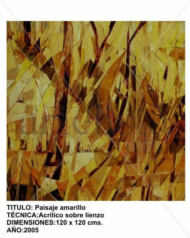 paisaje amarillo