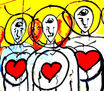Corazones vemos, caras no sabemos