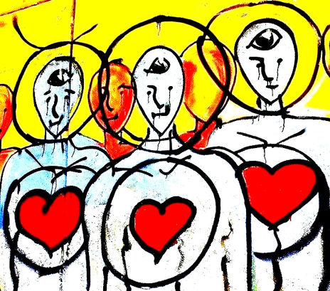 Corazones vemos,...