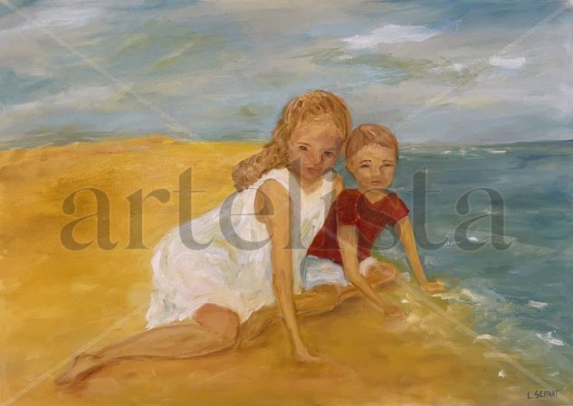 Animarse Oil Canvas Figure Painting