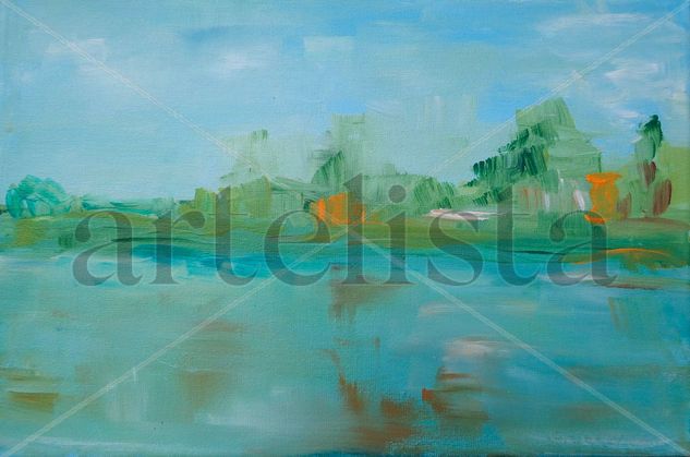 La Isla Acrylic Canvas Landscaping