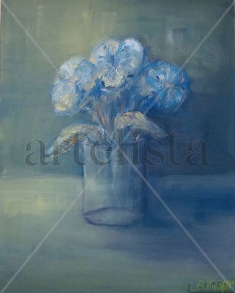 Flores en Azules