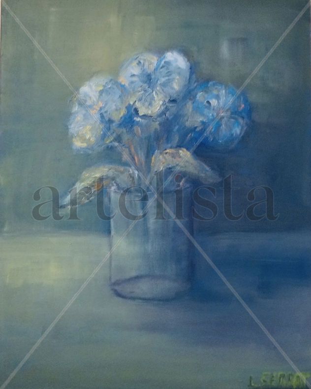 Flores en Azules