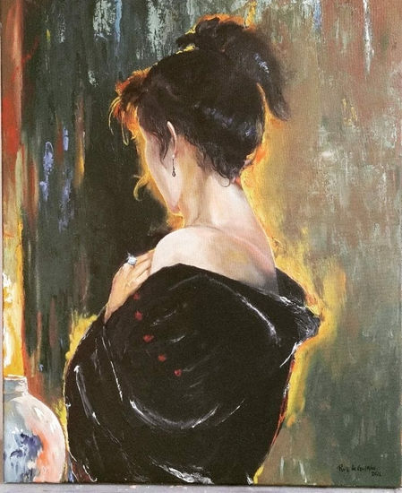 sin titulo Oil Canvas Figure Painting