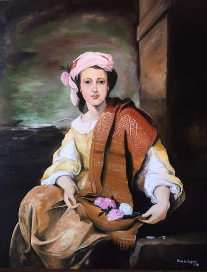 primavera (reproduccion) Oil Canvas Portrait