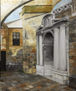 la puerta de la iglesia