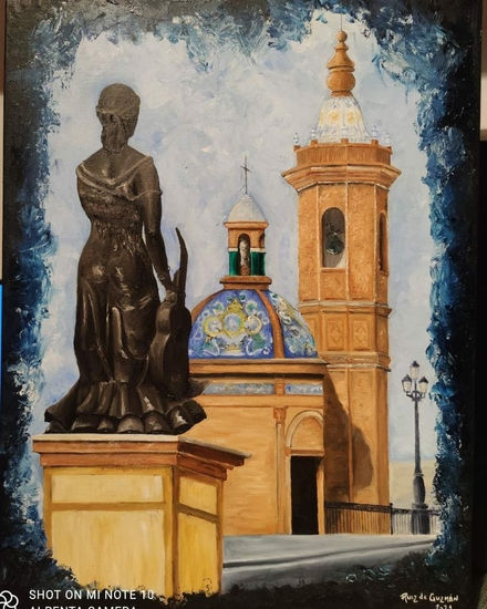 triana Oil Canvas Figure Painting