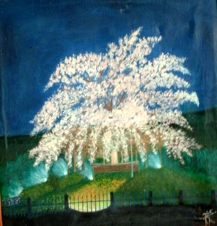 Gran Arbol Oil Canvas Landscaping