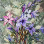 With the petals in the wind, flowers, Bissinger