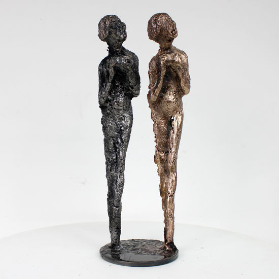 Dúo de musas 100-22 Bronce Figurativa