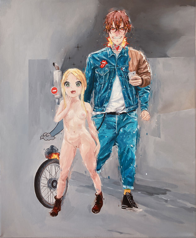 Venus niña en el recreo