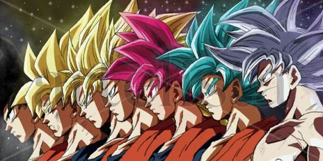 Goku transformations